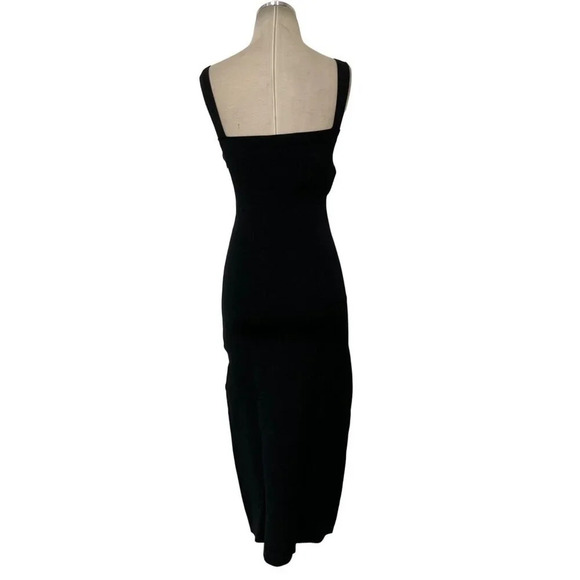 Roland Mouret Knit Midi Dress in Black XSmall New Womens Bodycon - Picture 6 of 15